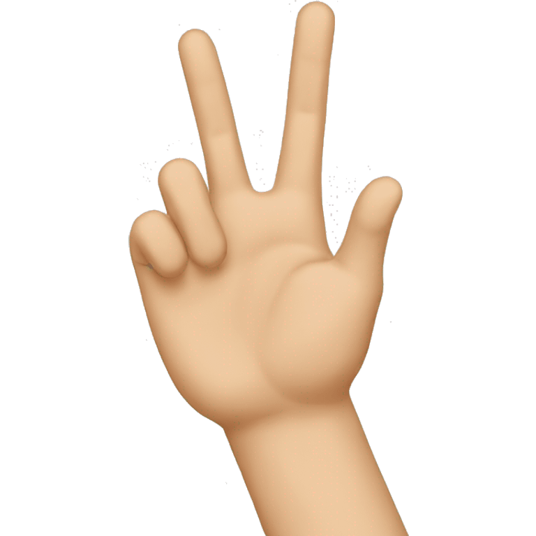 Gojo's hand sign for domain expansion  emoji