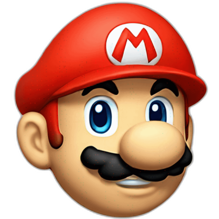 super mario red cap man emoji