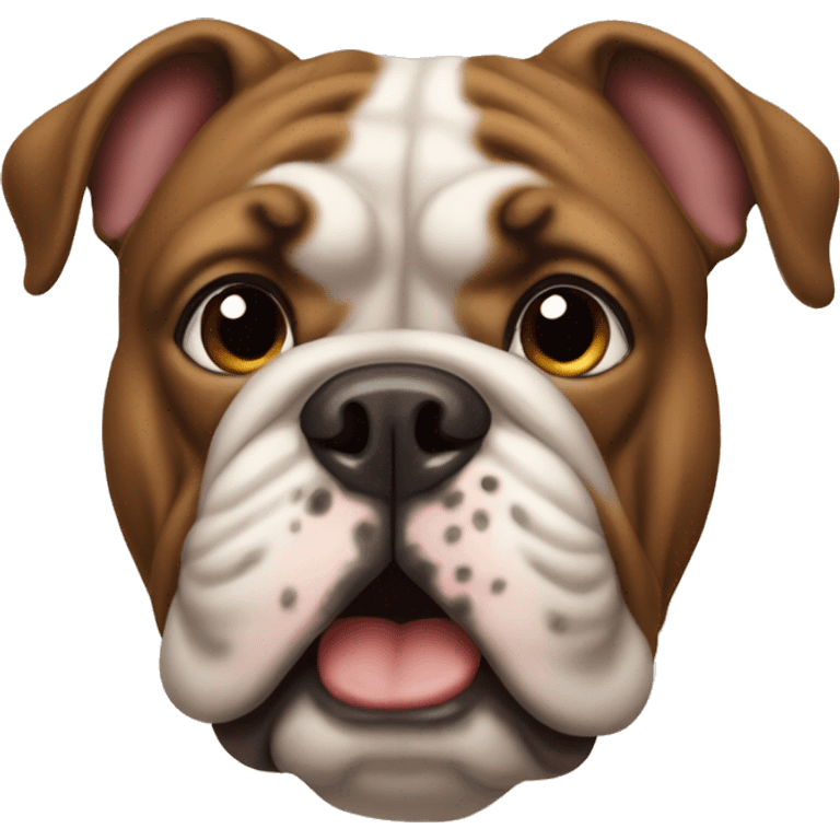 brown Bulldog emoji