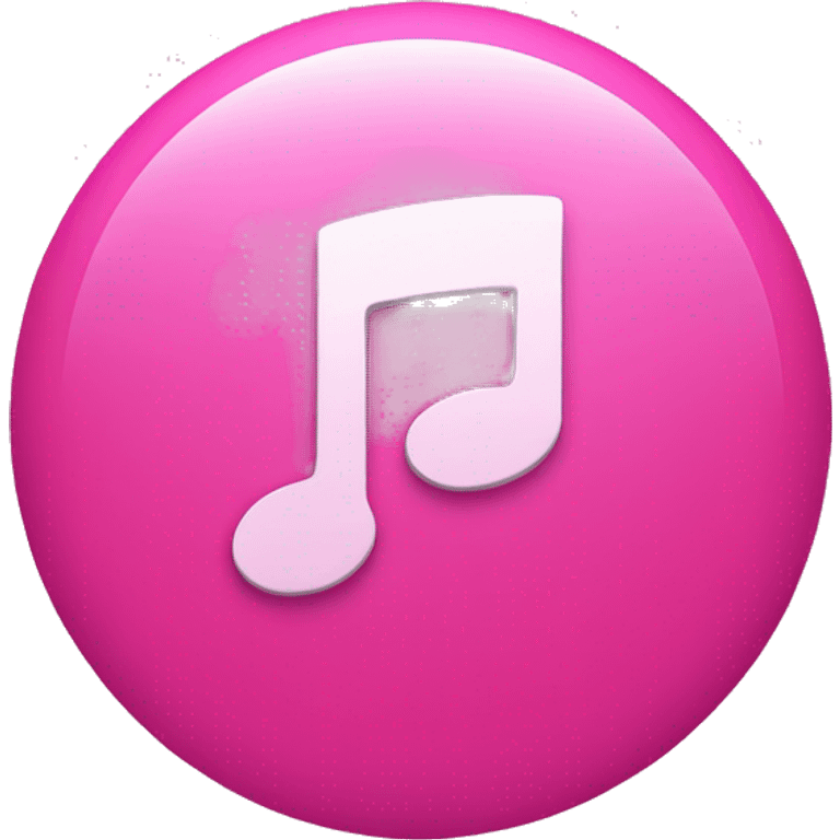 Pink Spotify logo emoji