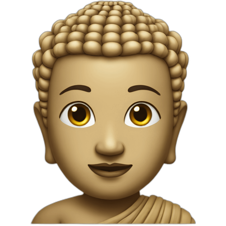 un bouddha  emoji