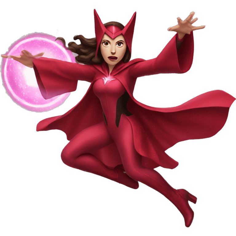 Scarlet witch flying emoji