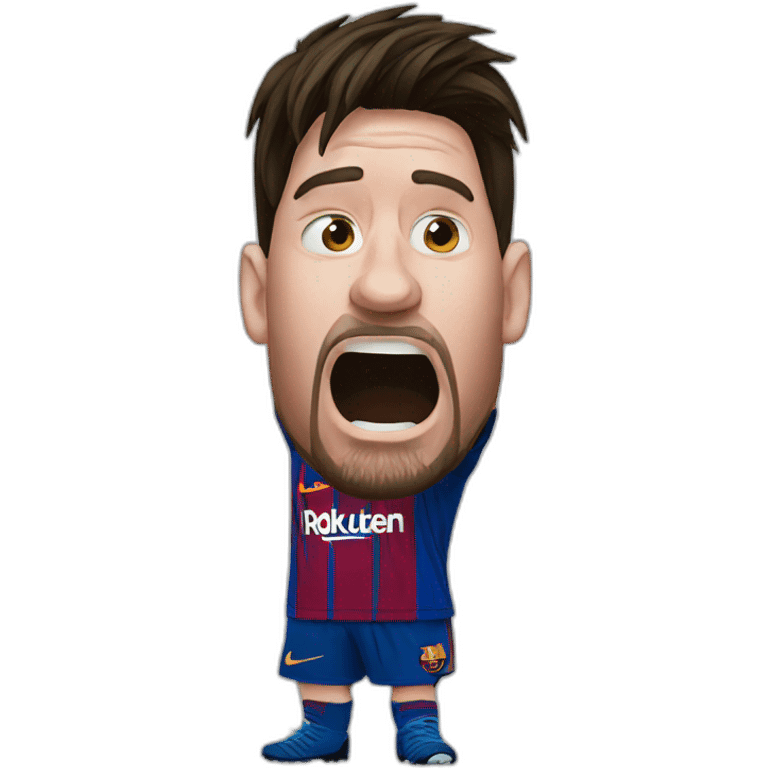 messi crying emoji