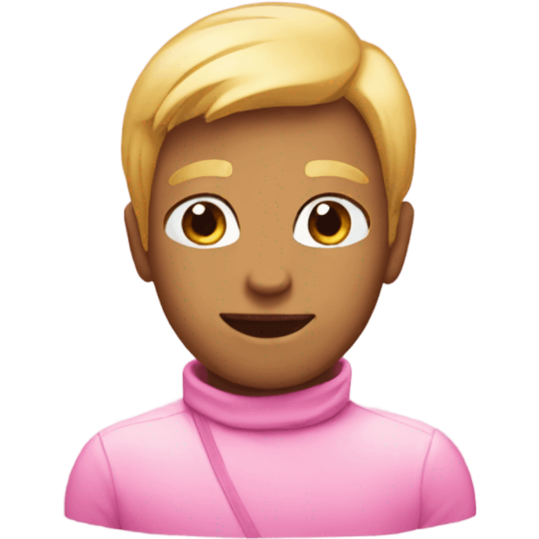 Pink ok emoji