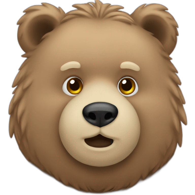 Bear-gay-person emoji