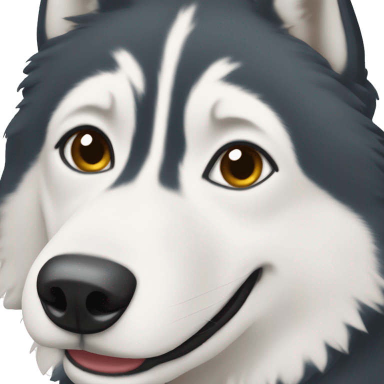 Sled dog emoji