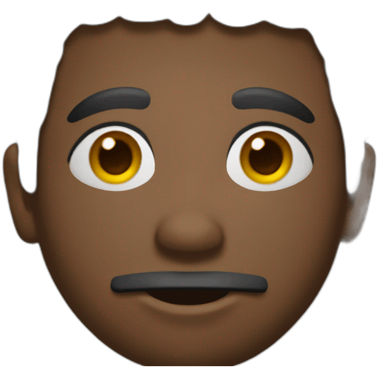 A black mail man emoji