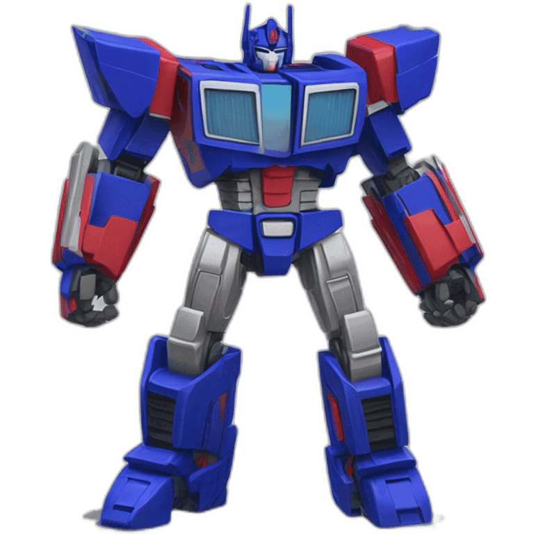 Optimus prime playing ps5 emoji