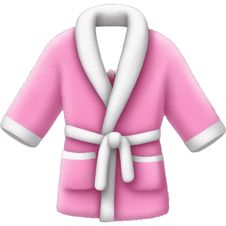 pink fuzzy bathrobe emoji