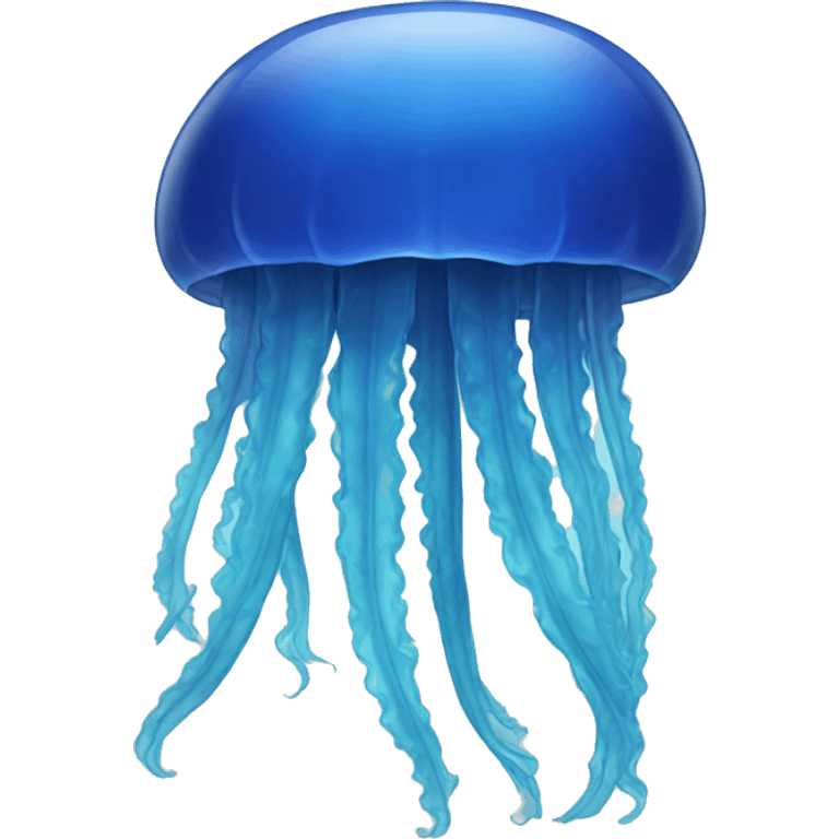 Blue jellyfish emoji