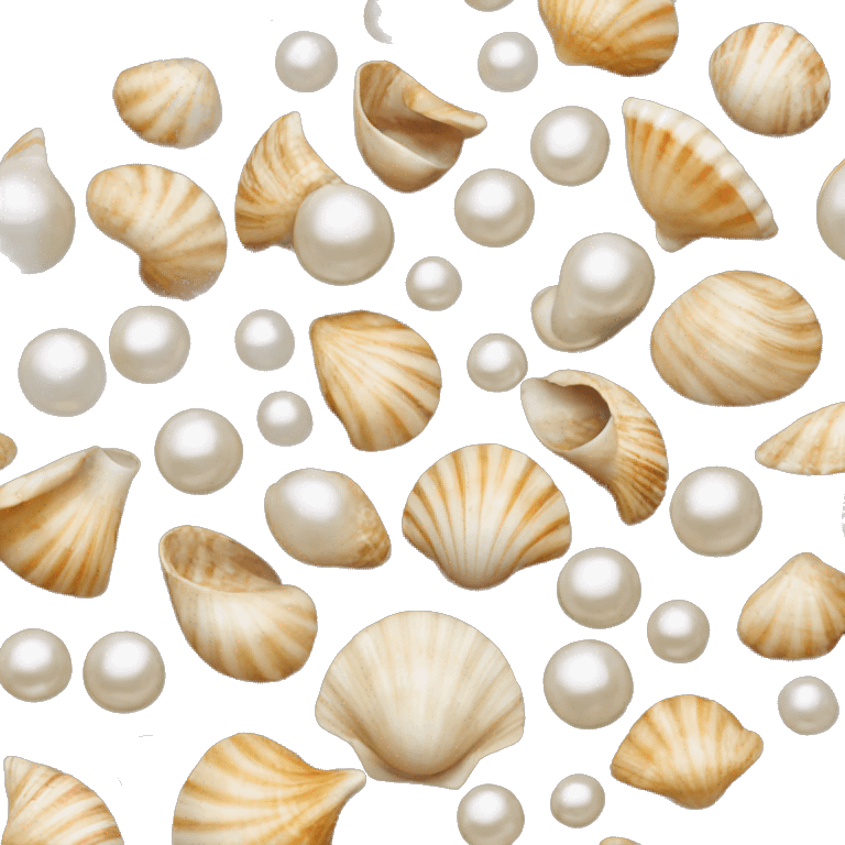 Shell with pearl emoji