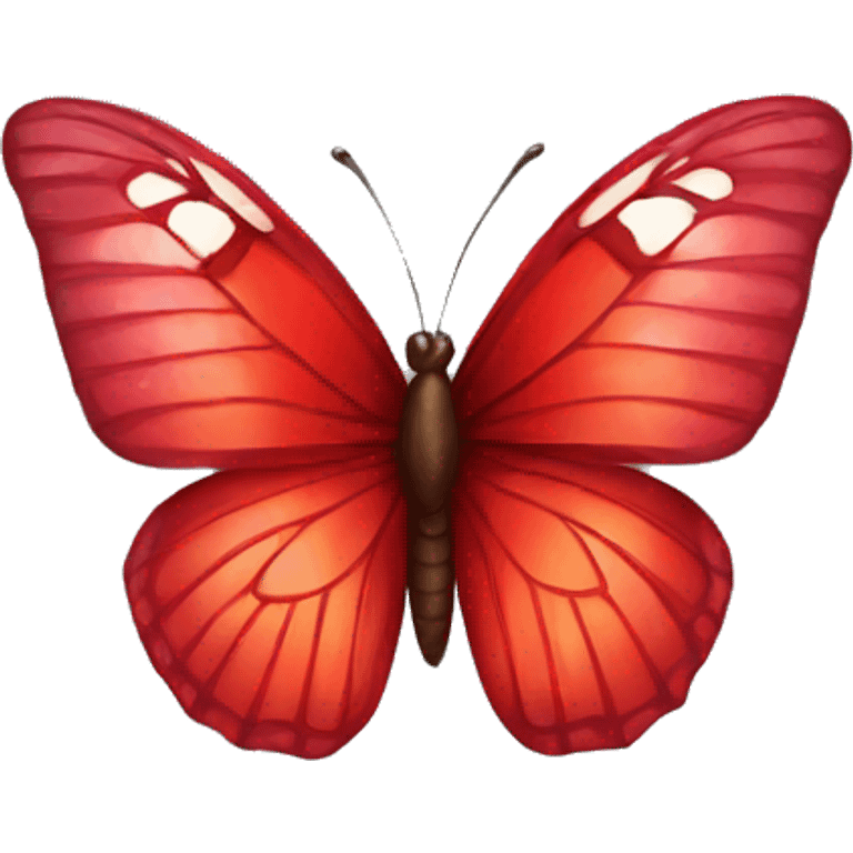 red butterfly emoji