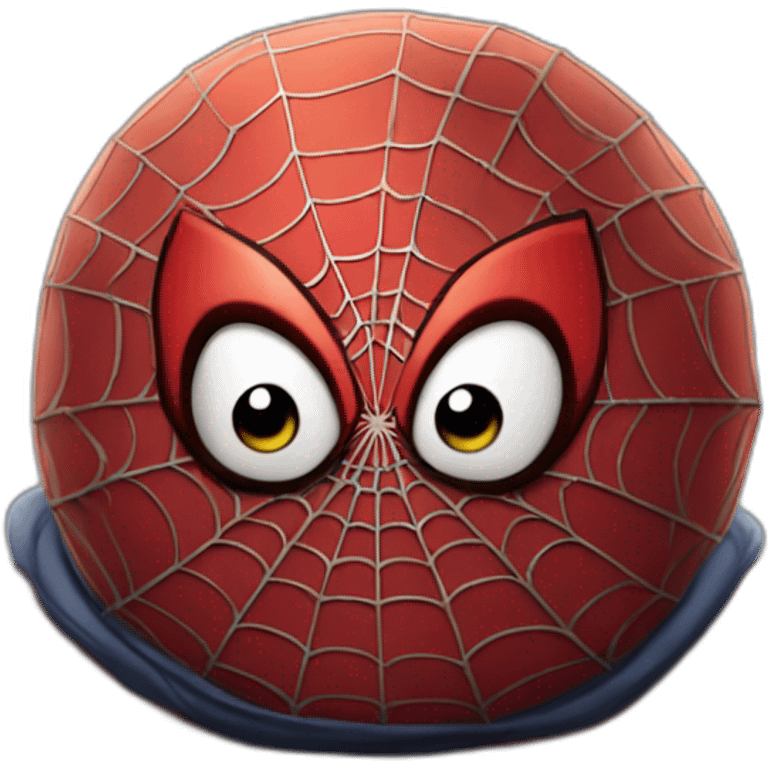 Heavyset lazy Spider-Man emoji