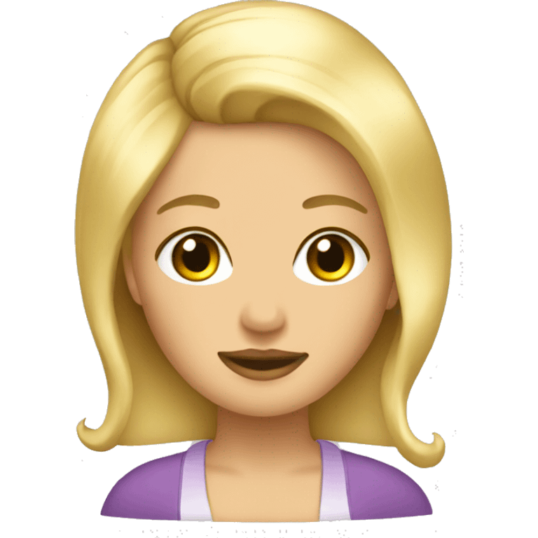 Blonde hair dresser emoji