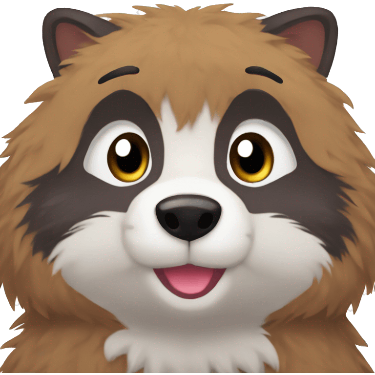 Snuffy Anime Raccoon Vtuber emoji