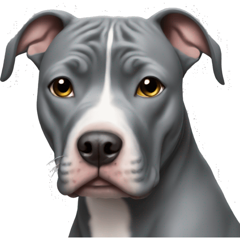 Grey pitbull emoji