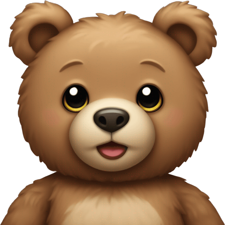 Teddy bear inlove emoji