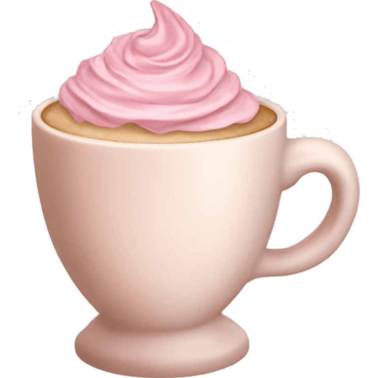 Rococo Latte pink emoji