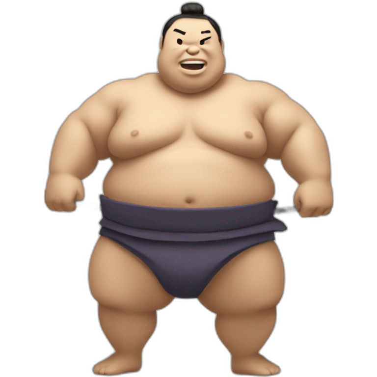 sumo on a line emoji