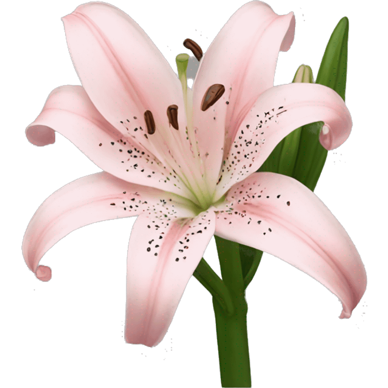 light pink lilium emoji