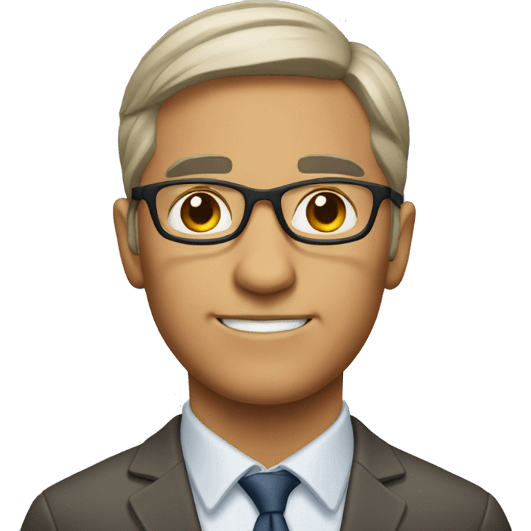 a journalist without glasses  emoji