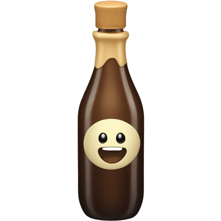 Vanilla bottle emoji