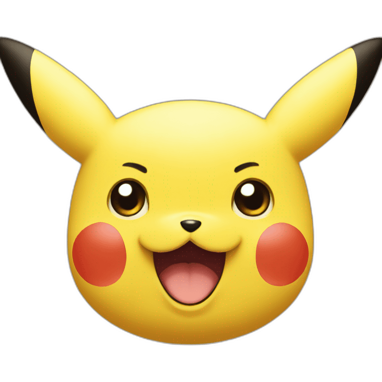 Pikachu face emoji