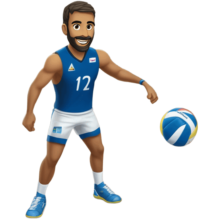 Earvin Ngapeth un joueur de volleyball emoji