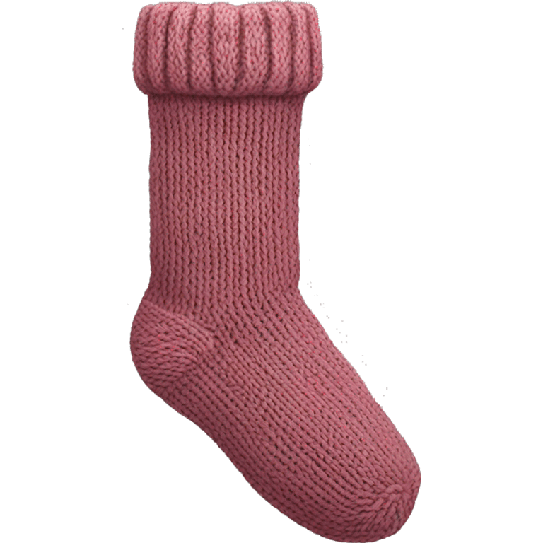 Knitted sock emoji