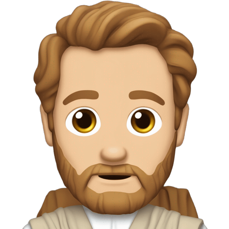 Star wars karakteri olan Obi wan kenobi emojisi emoji