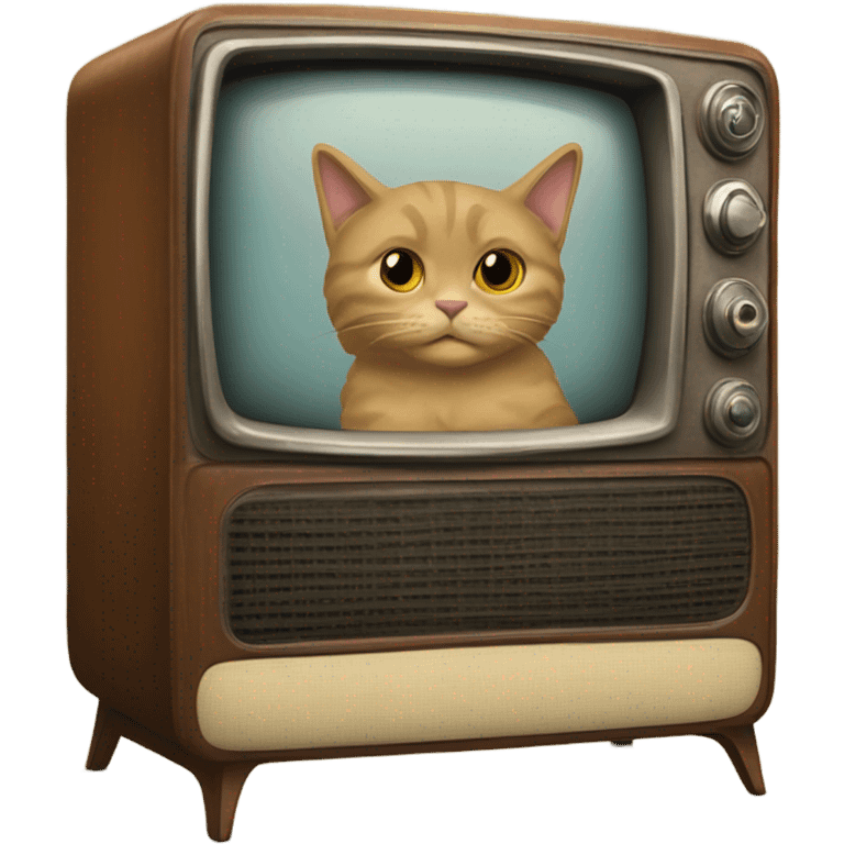 cat in a tv emoji