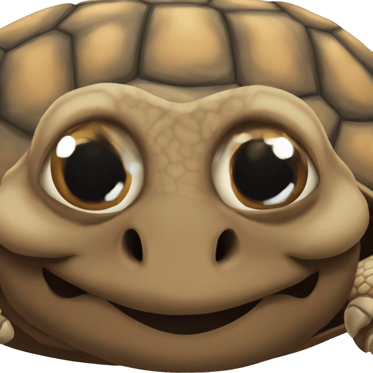 brown tortoise  emoji