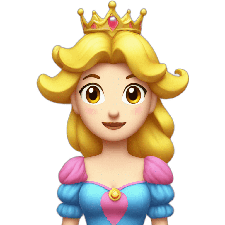 Princess peach in rain emoji