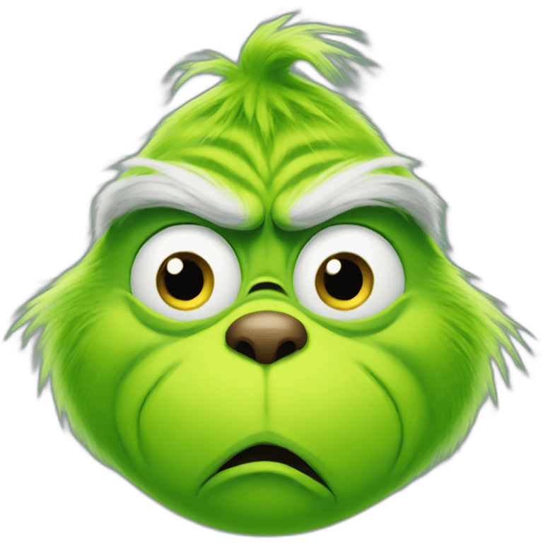 grinch face emoji