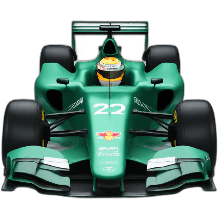 Aston Martin green formula 1 car emoji