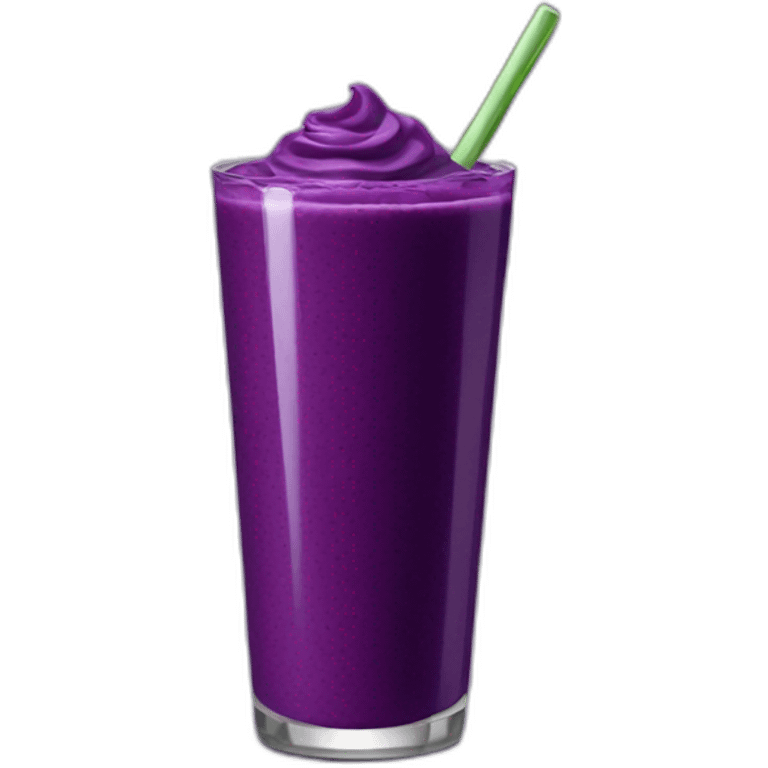 dark purple smoothie  emoji