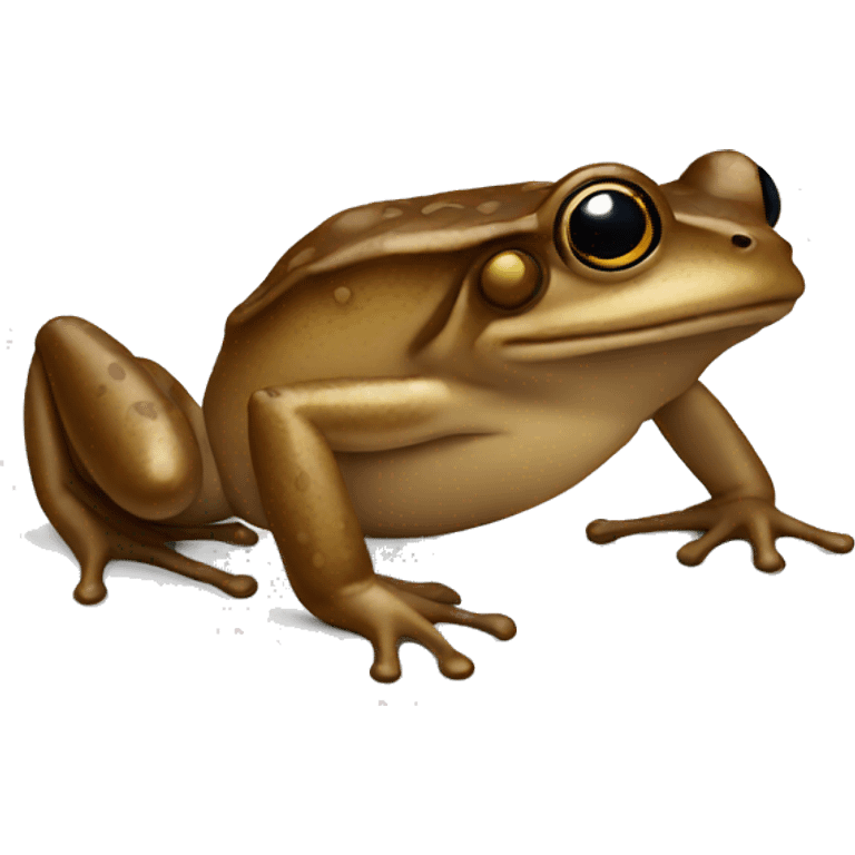 brown frog emoji