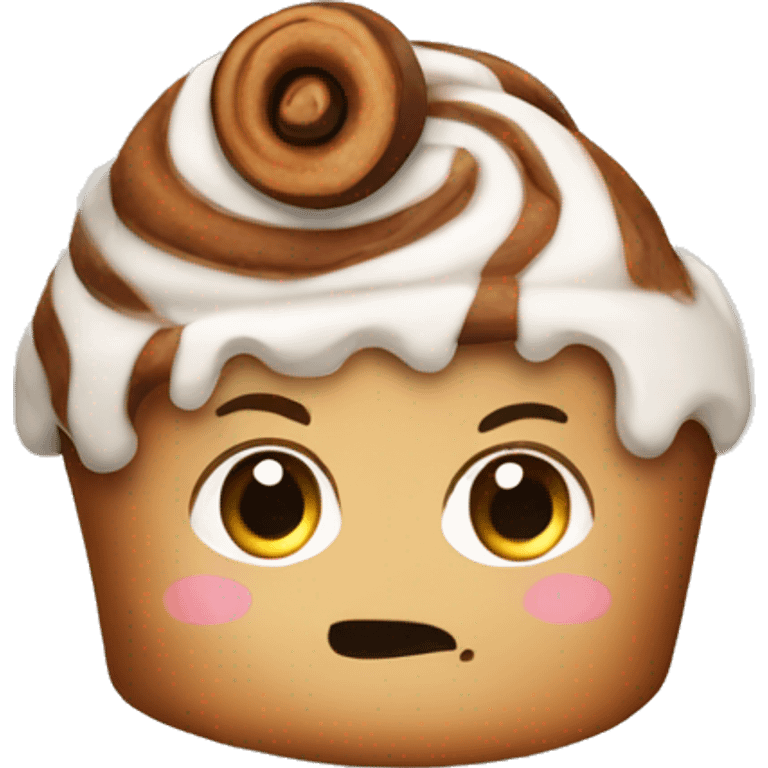 One cinnamon roll emoji