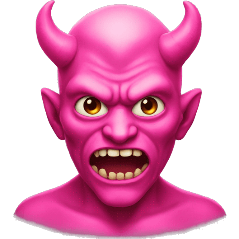 pink demon emoji