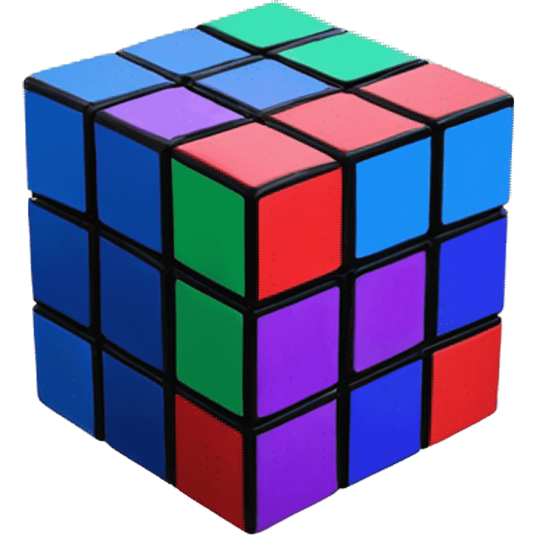 Rubik cube emoji