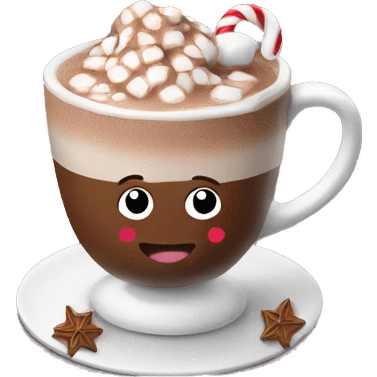 Christmas hot chocolate  emoji