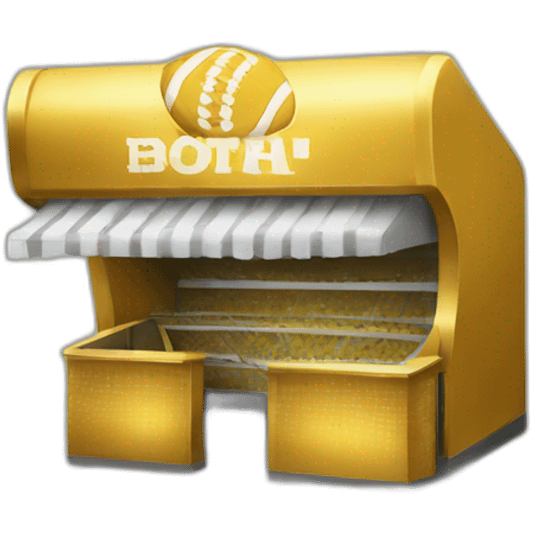 golden football booth emoji