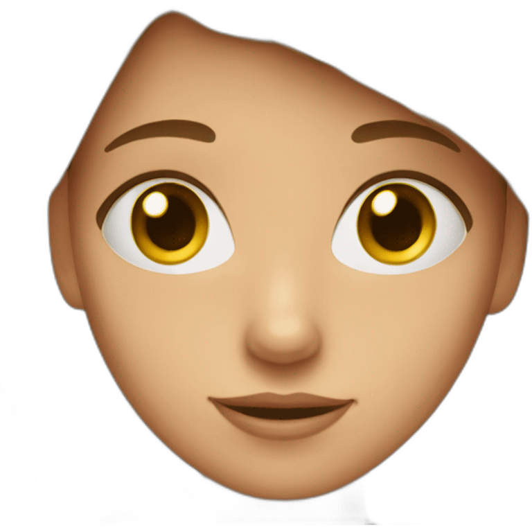 Une fille emoji