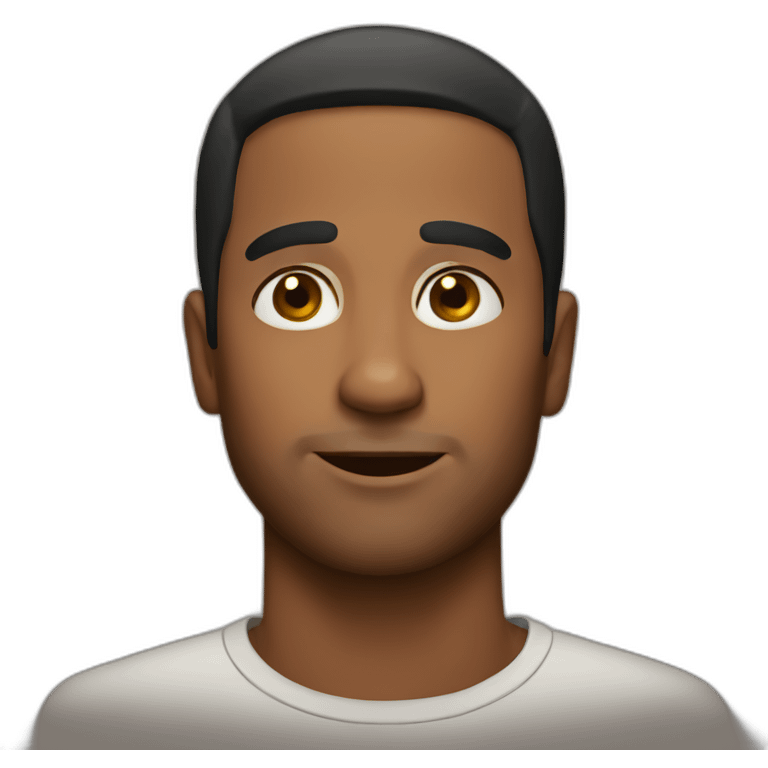 Brown man emoji