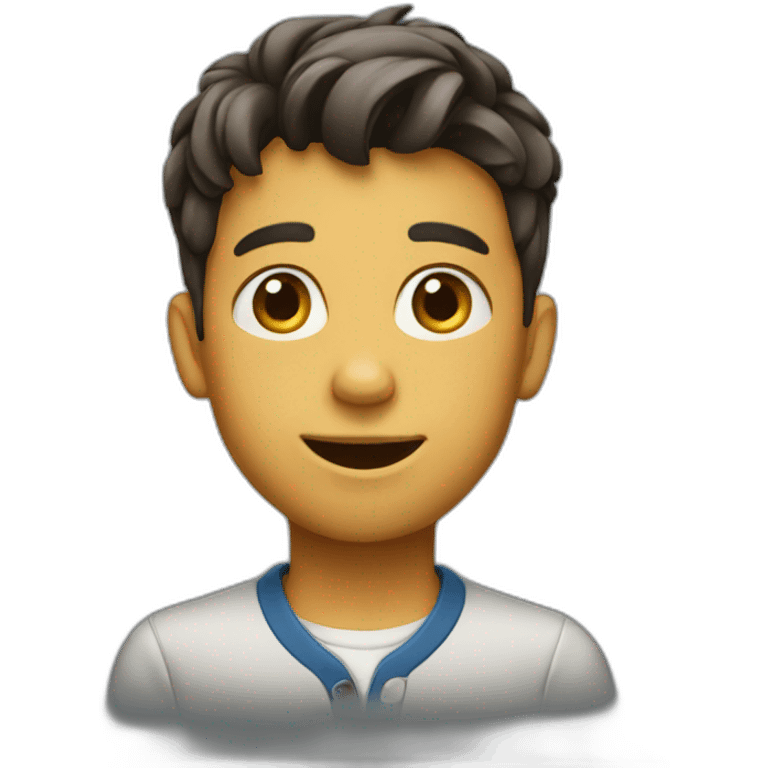 Smart boy emoji