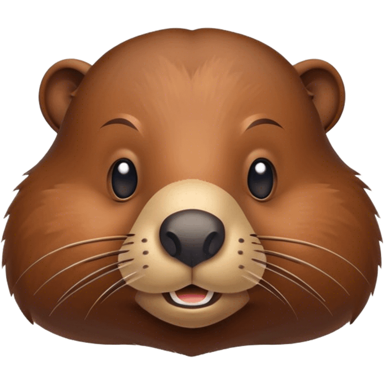 Beaver good morning emoji