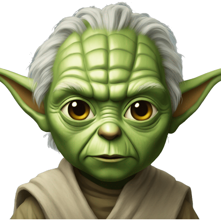 Yoda tenant son sabre emoji