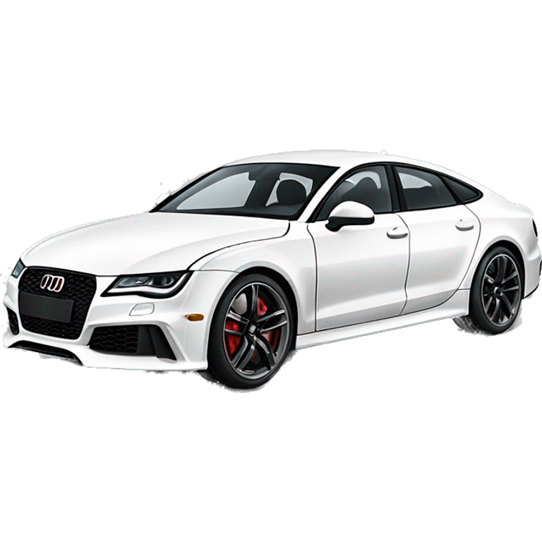 машина ауди rs7  emoji