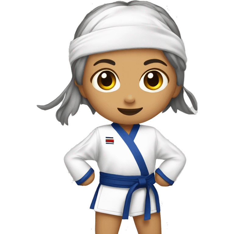 niña taekwondo emoji