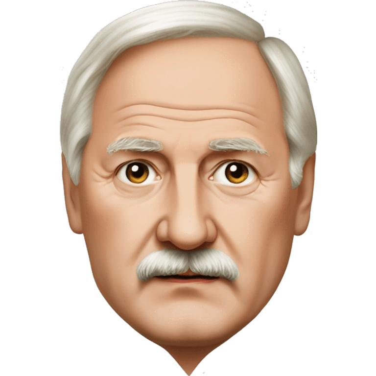 photorealistic Belarus president serious Lukashenko emoji